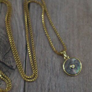 Larissa Loden Shacarri Necklace Gold Event Boho Dainty Timeless Modern Party NWT